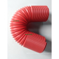 Tubo Flexible Rojo 3in Universal para Filtro de Tubería de Entrada de Aire Auto